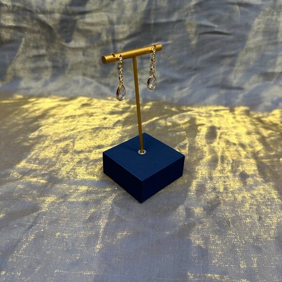 APM Monaco Eclat Gold Teardrop Earrings - Picture 2 of 4